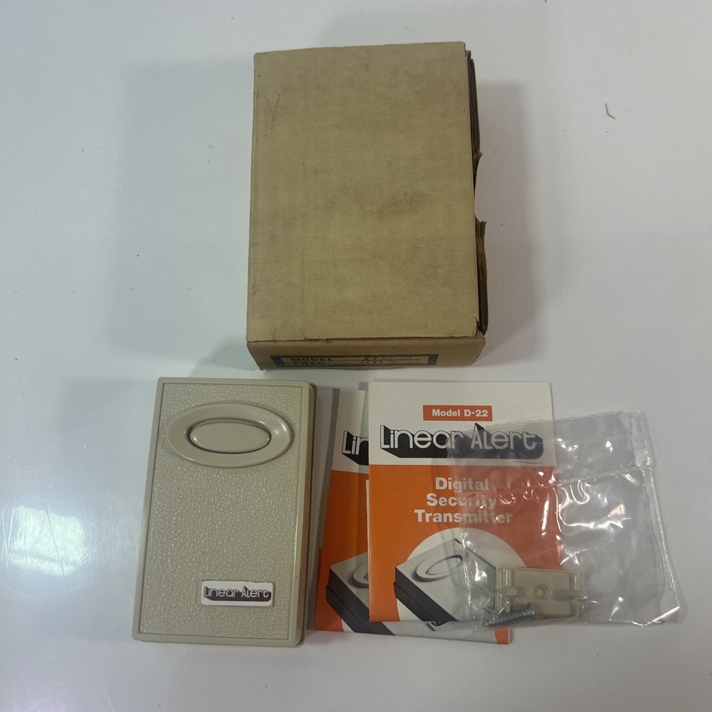 Linear Alert Digital Security Transmitter D-22 Panic Button