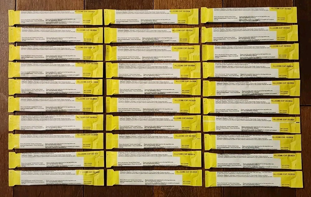 Plexus Hydroplex Electrolyte Drink Mix Lemon Lime New 30 Single Serve Packets