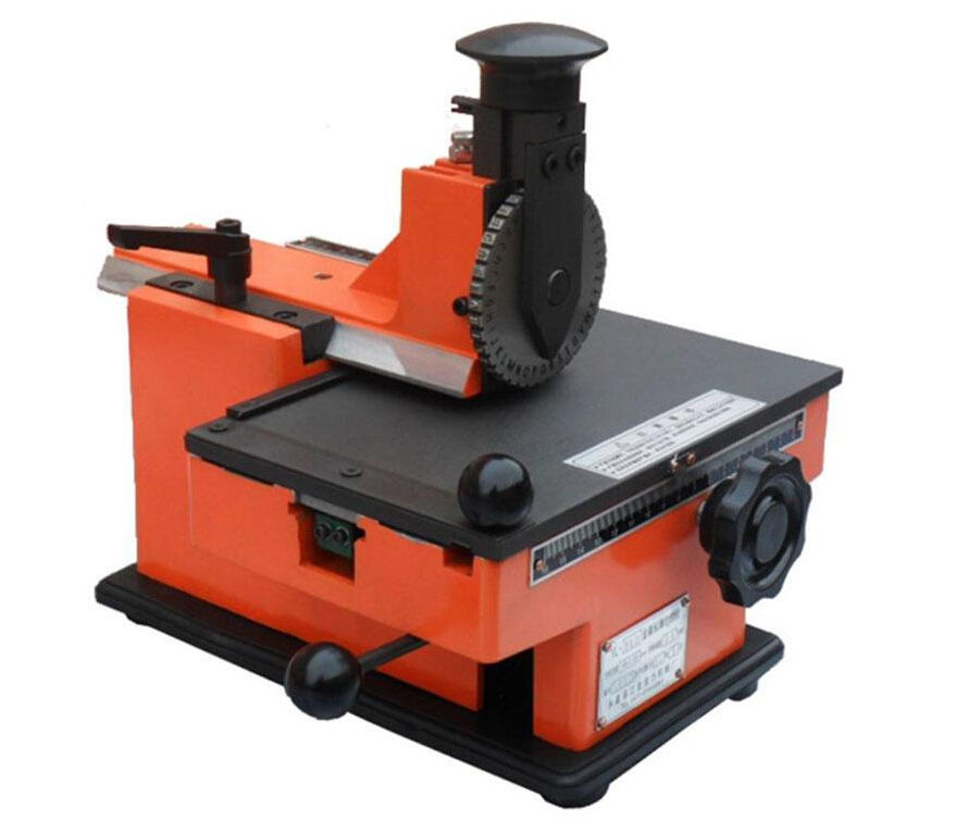 Semi-automatic sheet embosser metal stamping printer marking machine n
