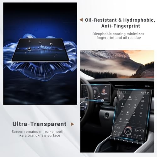 2025 2026 GMC Terrain Screen Protector Set for 2025 2026 GMC Terrain