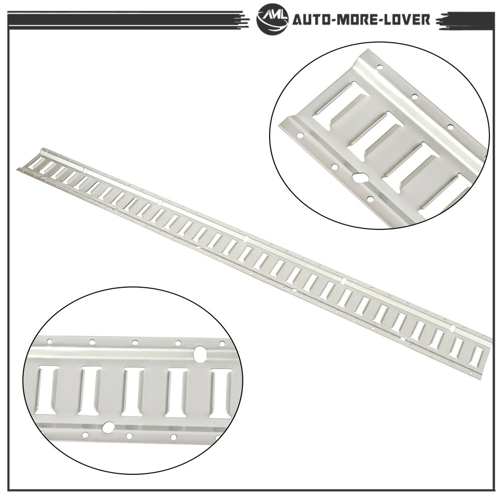 24PC E Track Tie-Down Rail Kit 5' E-Tracks Set Includes 8 Steel Rails & 8 O-Ring