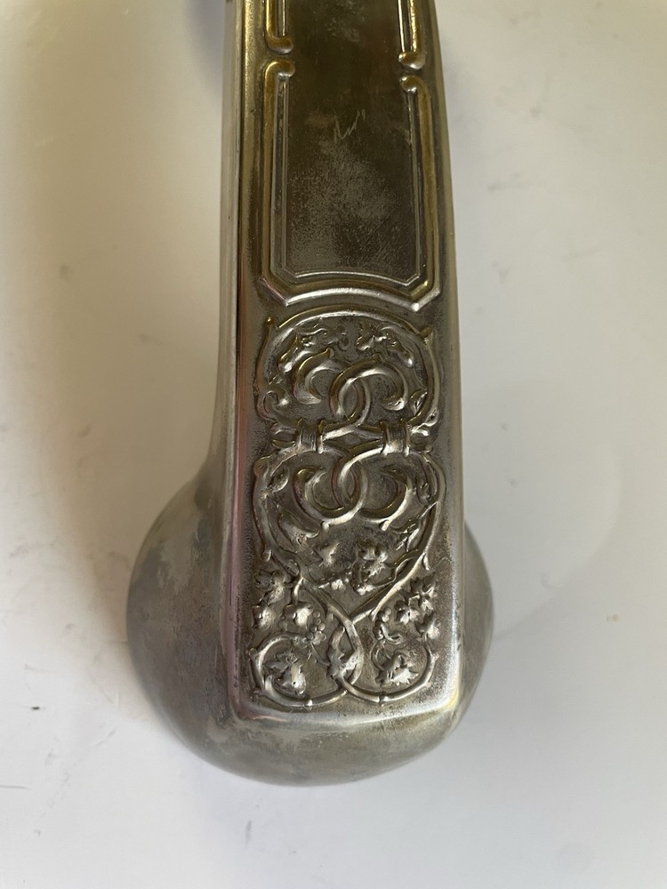 Vintage Rotary Phone Handset Receiver Leonard Silver Plate Victorian Pattern