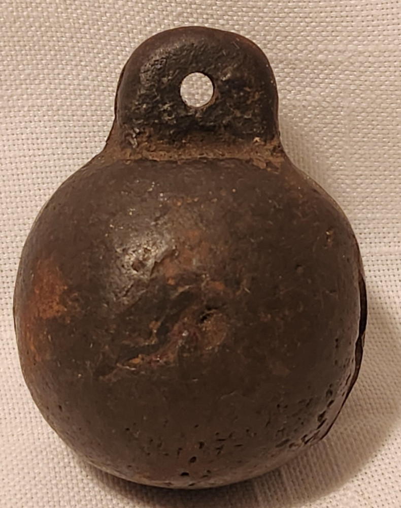 Antique Solid Cast Iron Measuring Weight 1lb 2.3oz