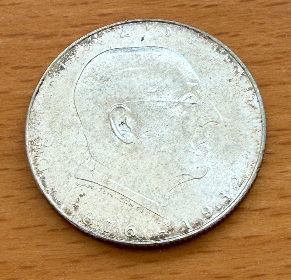 Austria 1933 Silver 2 Schilling UNC Ignaz Seipel