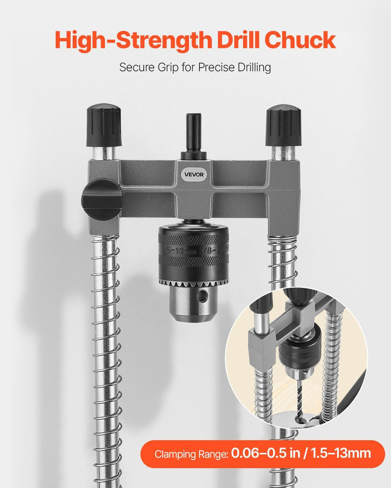 Drill Guide, Multi-Angle Press Portable Precision Drilling Guide Jig Attachment.