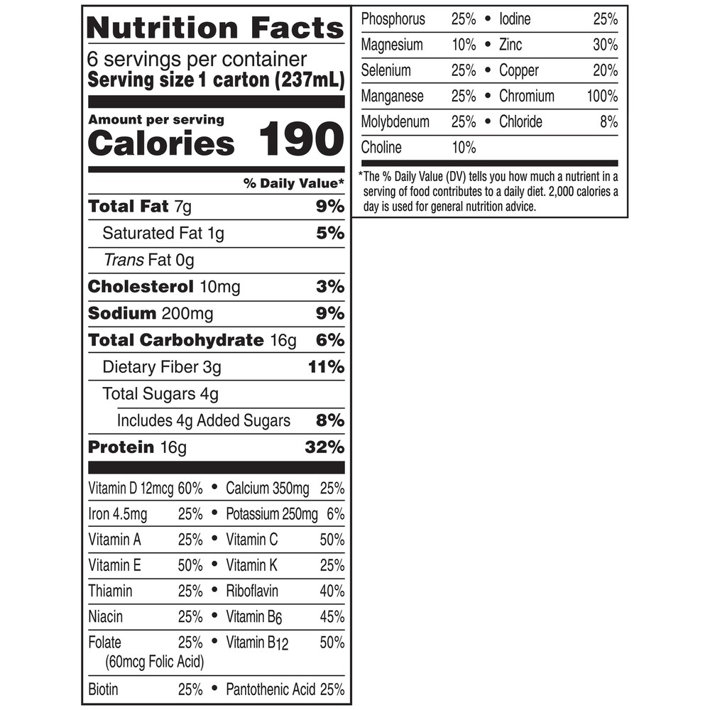 BOOST Glucose Control Nutritional Drink Protein Shakes,8 fl oz, 6 Pack