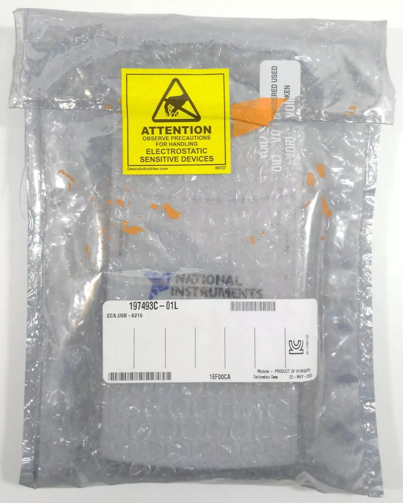 National Instruments NI USB-6216 Data Acquisition Device Multifunction DAQ fedex