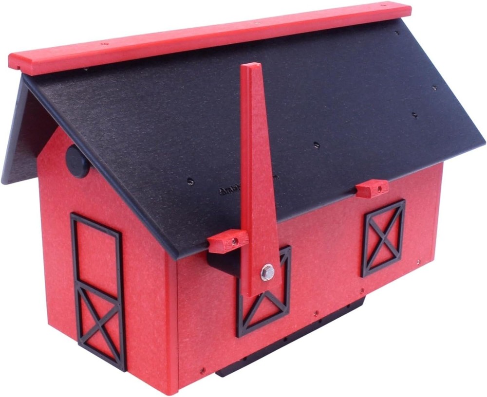 AmishToyBox.com Mailbox, Post Mount, Made With Weather-Proof Poly Lumber,...