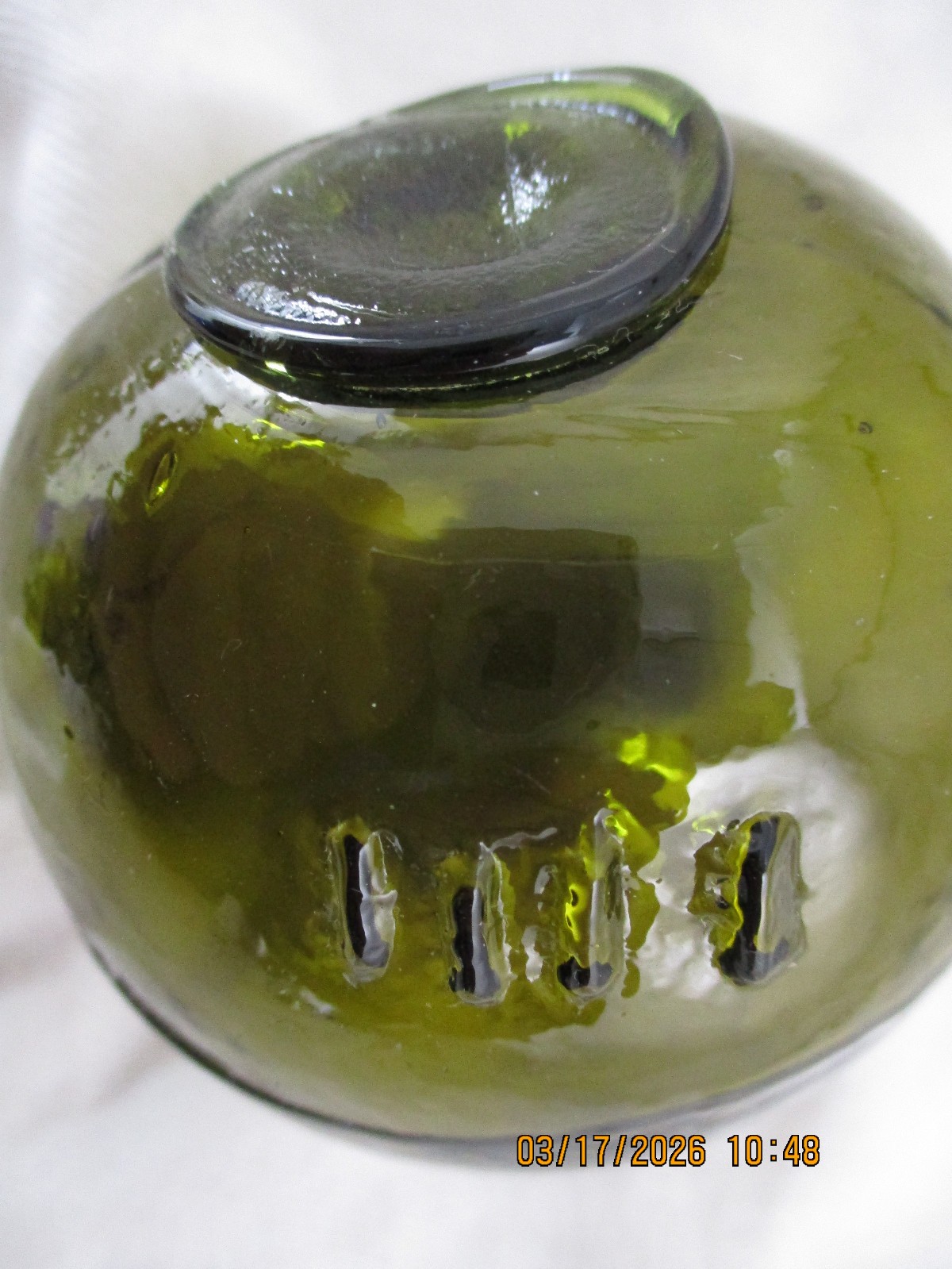 4 Glass Floats Japanese, Korean with Sequential HASH MARKS ! Alaska Beach Combed