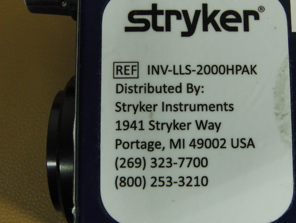 SunOptic LLS-050 / Stryker INV-LLS-2000HPAK LED Turbo Light Source