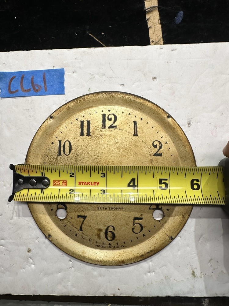 (CC61) - ANTIQUE 6" SETH THOMAS DIAL