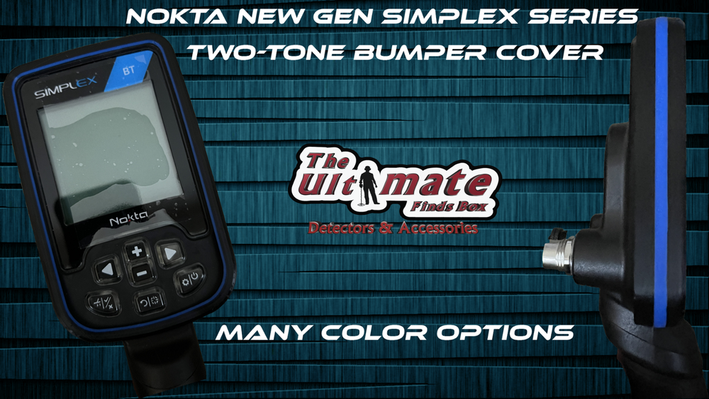 Nokta Simplex Lite Two-Tone Control Box Bumper Cover 100% filled