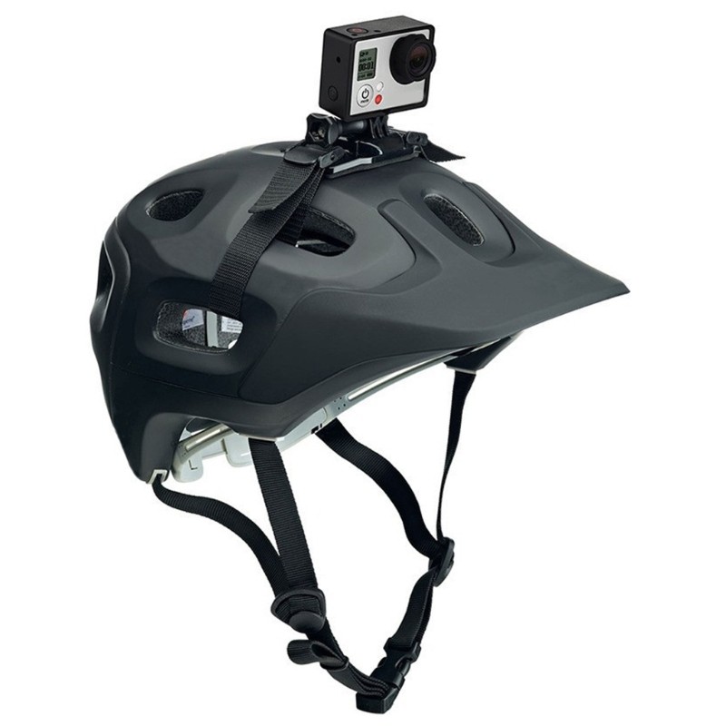 Universal Helmet Strap Mount Holder For Action Cameras Adjustable And Durability