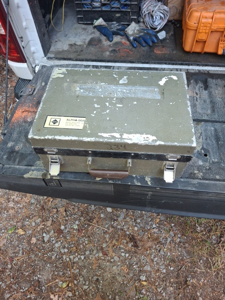 Seismograph White Industrial Antique