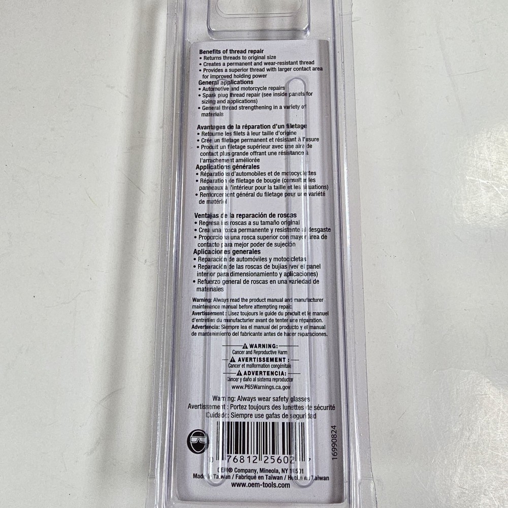OEM Tools 25602 Thread Repair System Kit UNC 1/4-20 Drill Tap Insert Set NEW