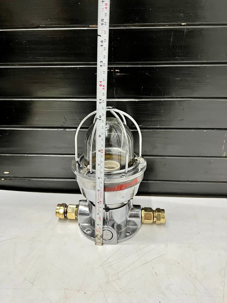 Flame-Proof Vintage Bulkhead Light | Aluminium Post Mount Ceiling & Wall Design