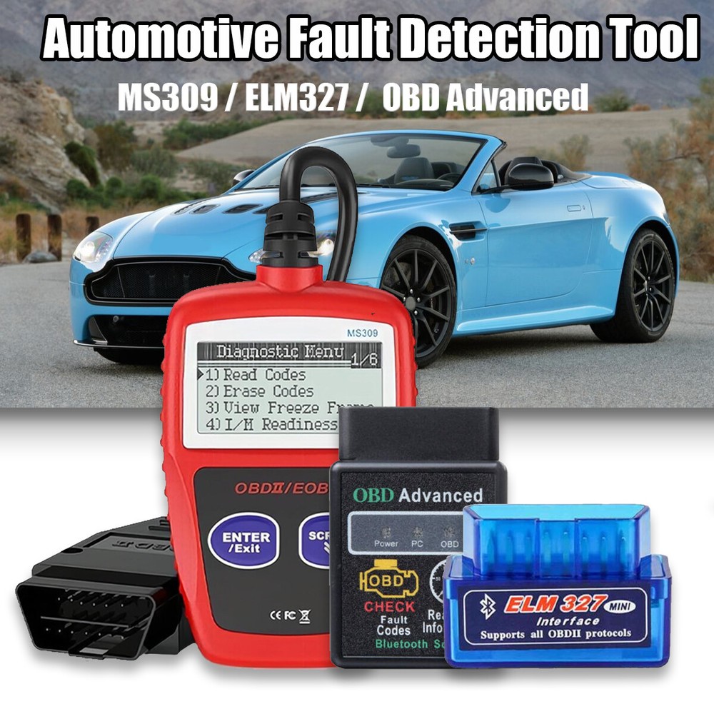 Automotive Code Reader OBD2 Scanner Car Check Engine Fault Diagnostic Tools