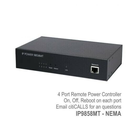 Aviosys IP9858MT PRO 9858 4 Port Web Power Switch w AutoPing IOS Android DLI-