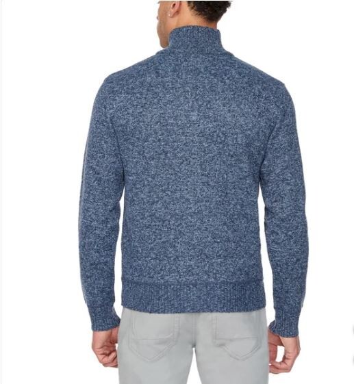 IZOD Men's Full Zip Lined Sweater K32