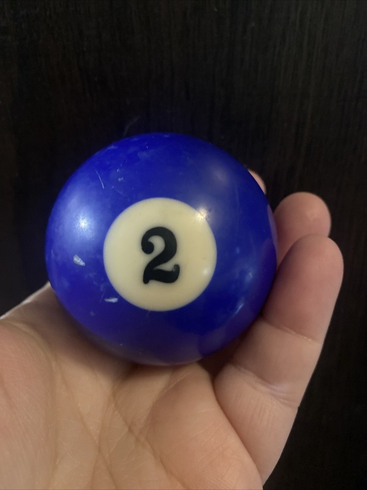 Pool Ball Billiard Replacement Number 2 Solid Blue