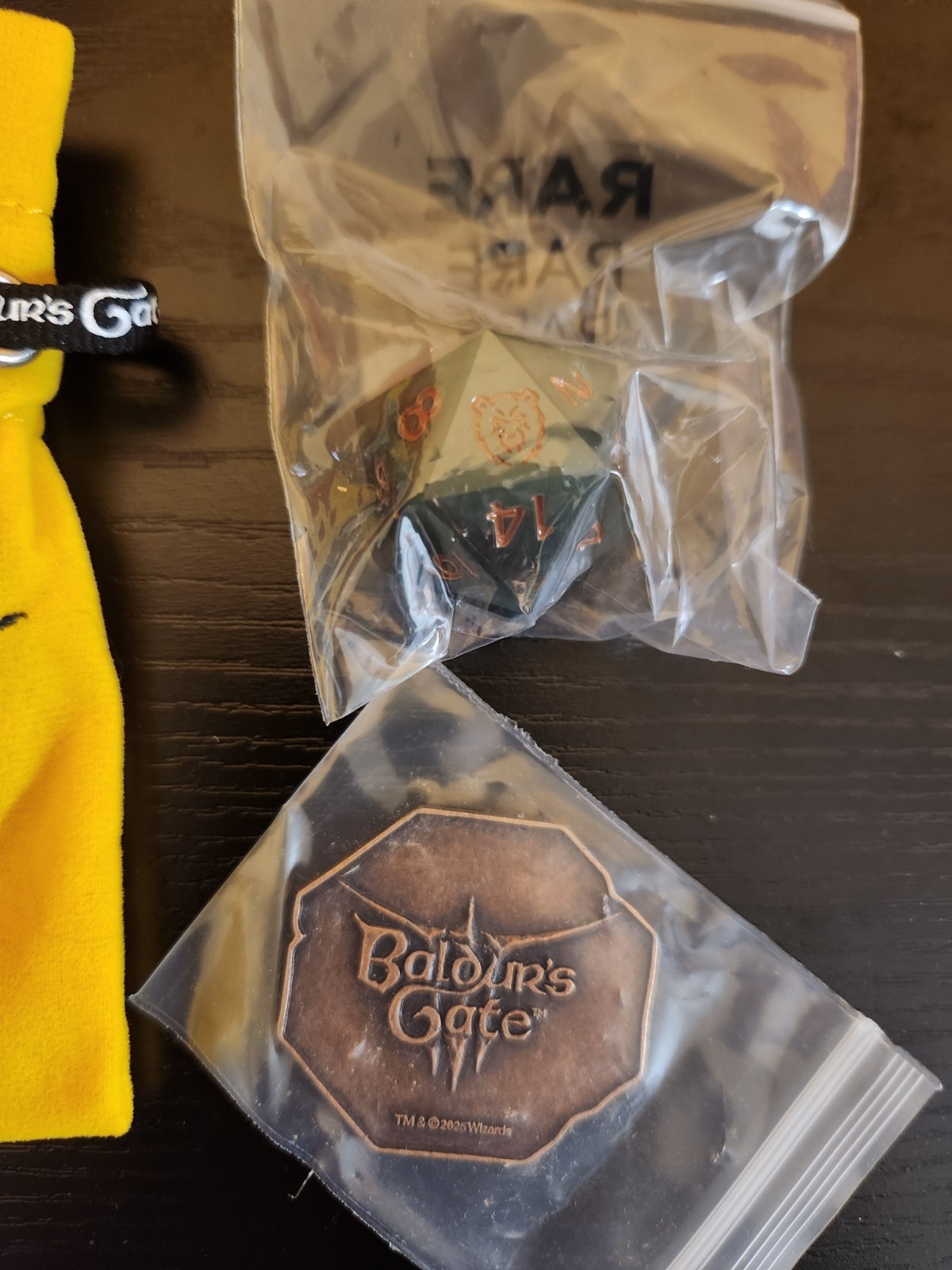 Baldur's Gate 3 The Archdruid Halsin D20 Dice Set for D&D