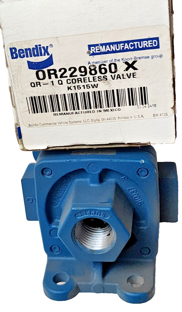 GENUINE Bendix 229860X Quick Coreless Valve Type QR-1