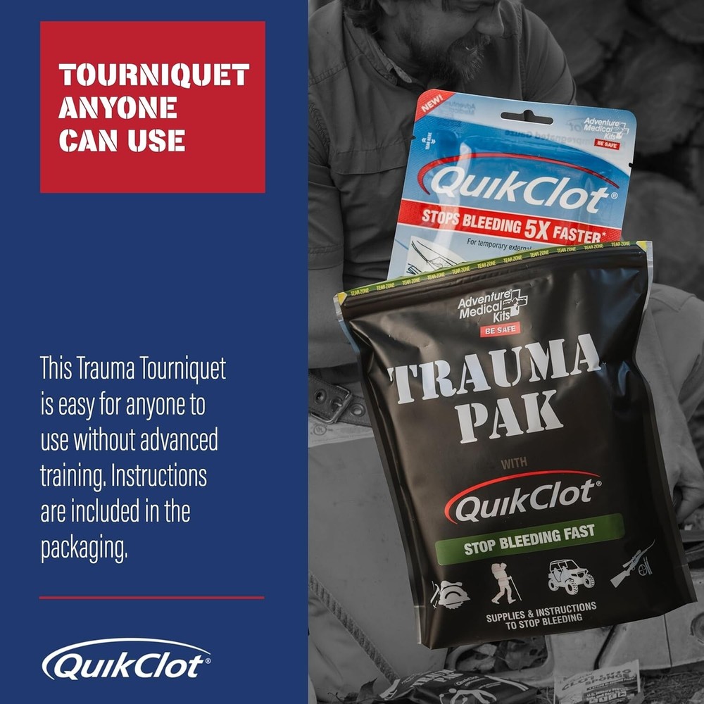 Comprehensive Trauma Aid Kit in Waterproof Packaging - Quick First Response Gear