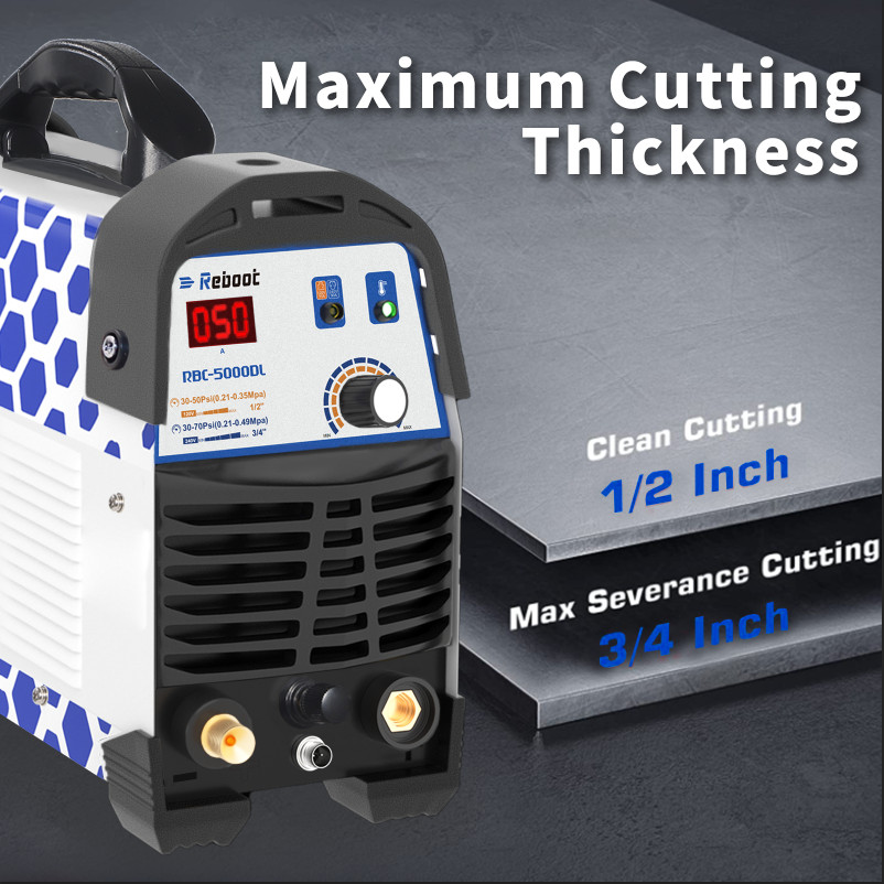 Reboot Plasma Cutter Non Touch 50Amp CUT50DL 1/2" Clean Cut Air Plasma Pilot Arc