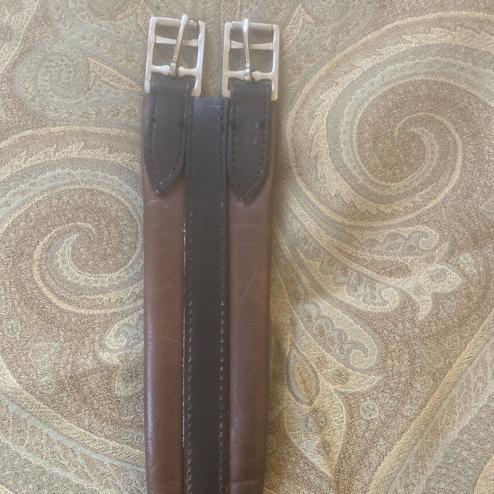 Chafeless Leather Girth Brown 44”