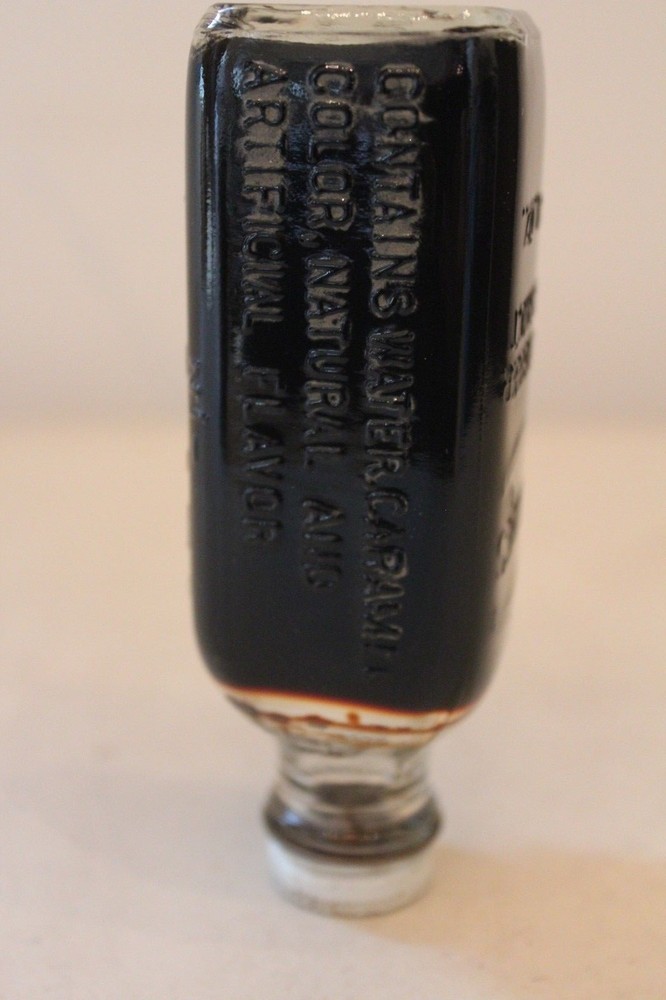Vintage HIRES ROOT BEER Extract 3 oz Bottle - Almost Full! L#252