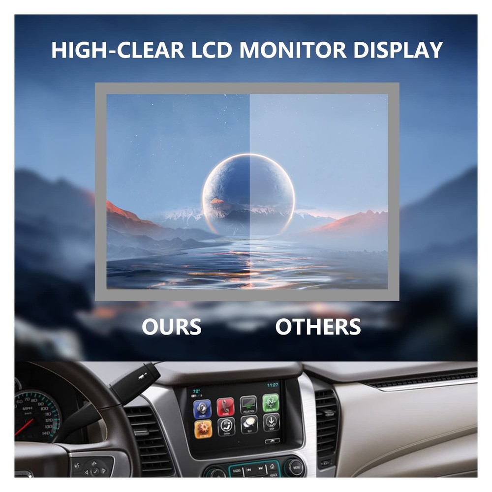 Fit GMC 8" Touch Screen - LCD Display Screen Replacement New OEM Compatible w...