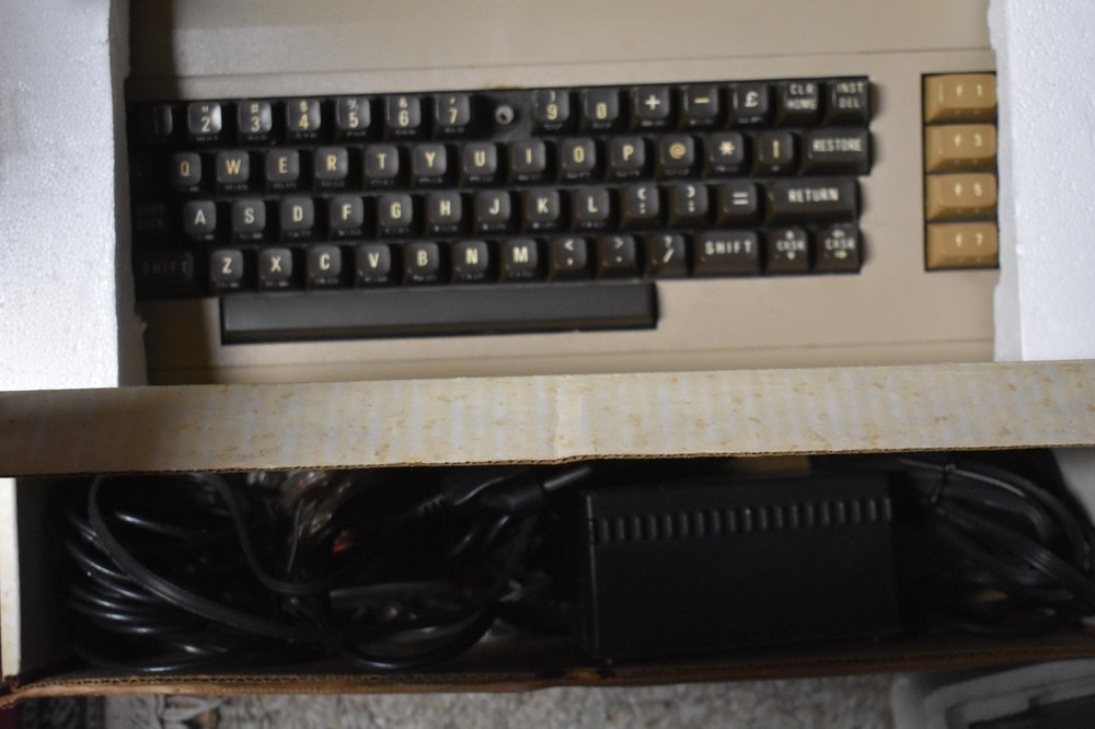 Commodore 64 Computer and Commodore 1541 Single Floppy Disk Set, In Box, As Is