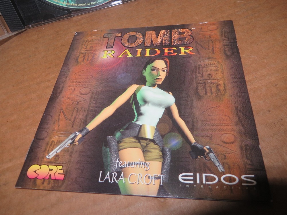 CD ROM VINTAGE 1990's SOFTWARE " TOMB RAIDER " CORE EIDOS