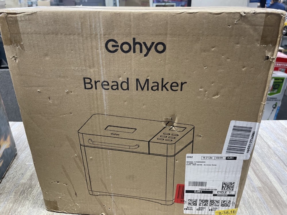 gohyo MBF-013 Stainless Steel Fully Automatic 17 Programs Bread Maker Machine