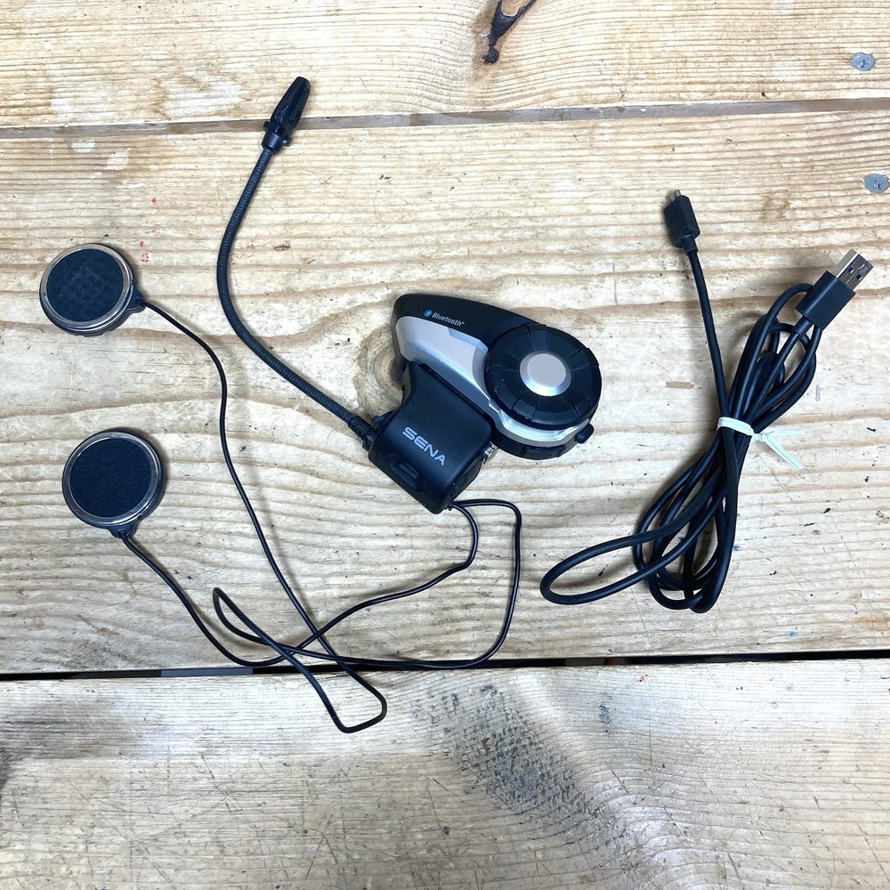 Sena 20S Motorcycle Bluetooth Headset Communication System Module Speakers Dual