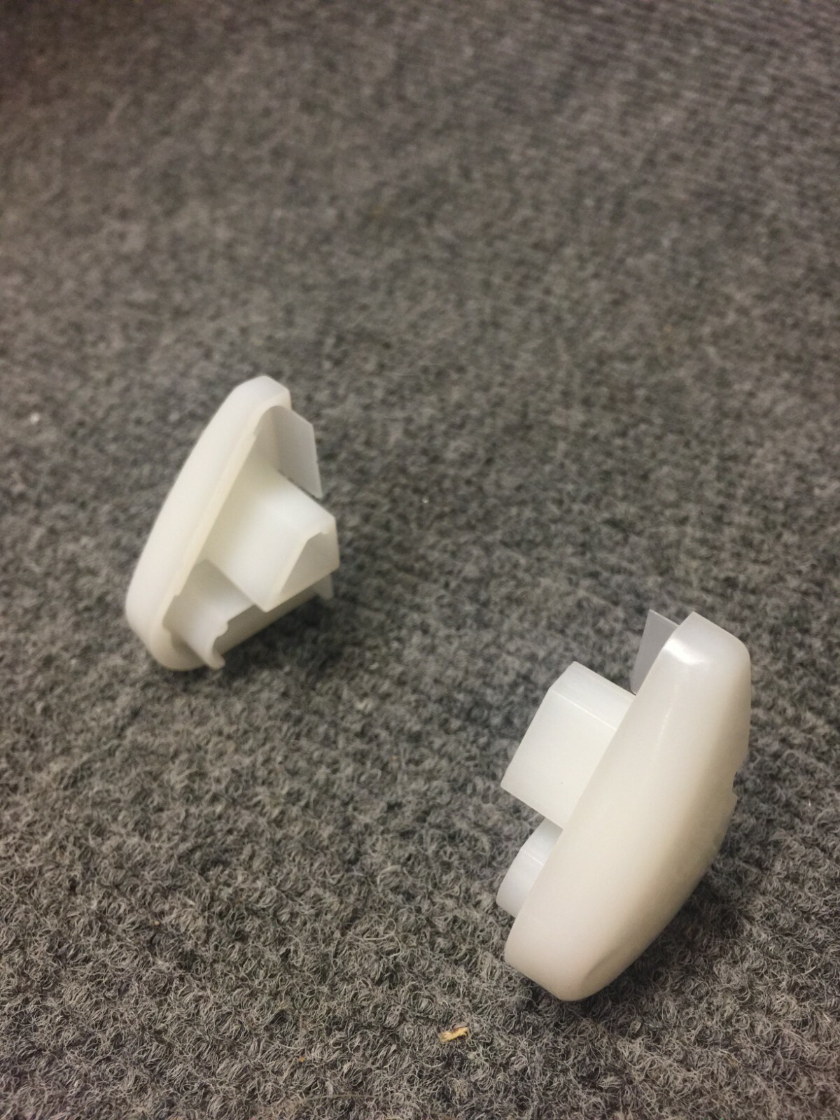 Vidmar Drawer Pull End Cap Caps Endcaps Cover Stanley Left Right Plastic Pair