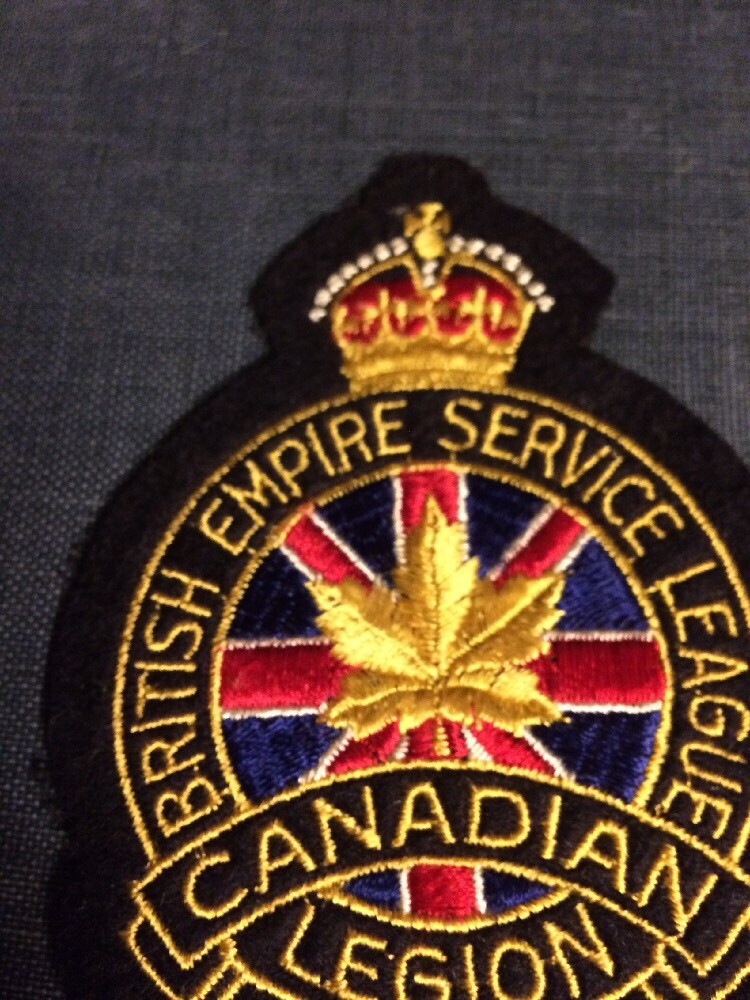 WWII CANADIAN LEGION uniform / FLIGHT JACKET PATCH WW2