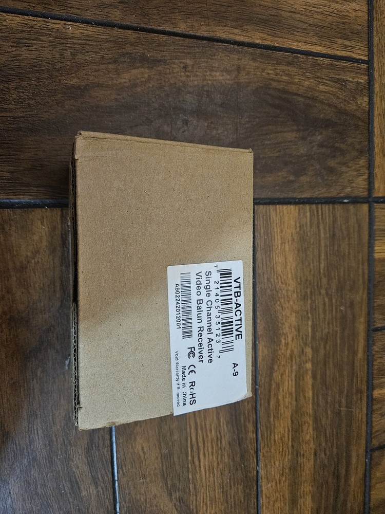 VTB-Active Single Channel Active Video Balun Receiver CCTV Camera