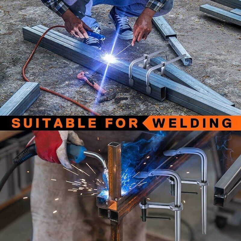 Jorgensen 12" Bar Clamps 2-pack Set Drop Forged Steel Bar Clamps for Woodworking