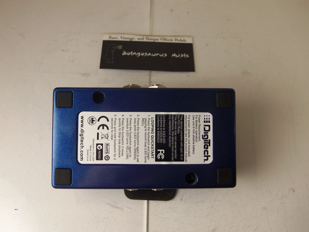 Digitech Jamman Express XT Looper Effects Pedal Phrase Sampler