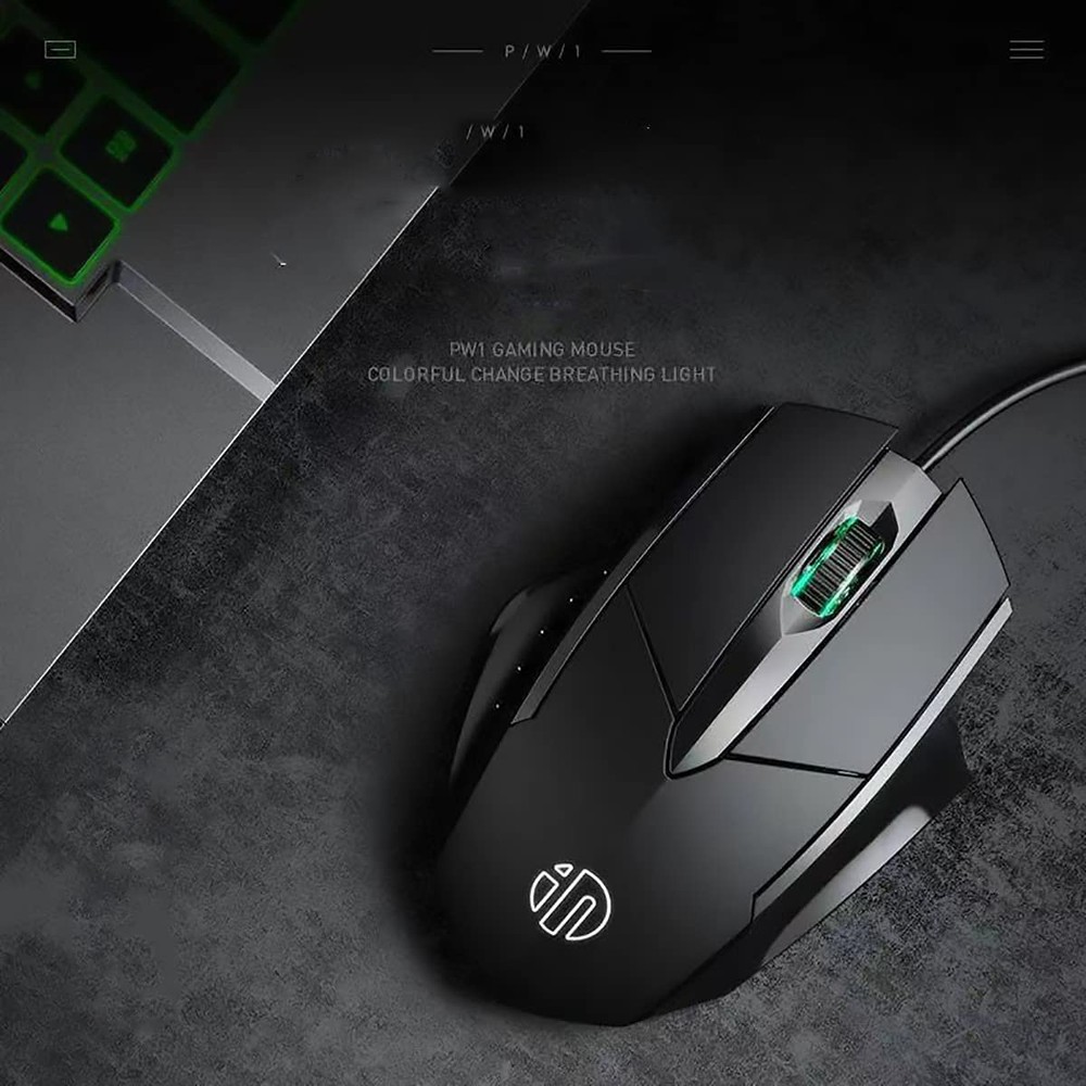 Censprin USB Computer Mouse Wired, Silent Click Corded Mouse 3-Button Wired Opti