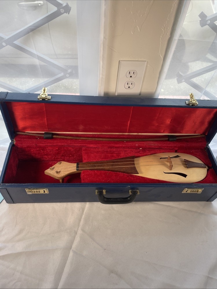 ROOSEBECK 3-STRING REBEC w/ BOW & HARD CASE