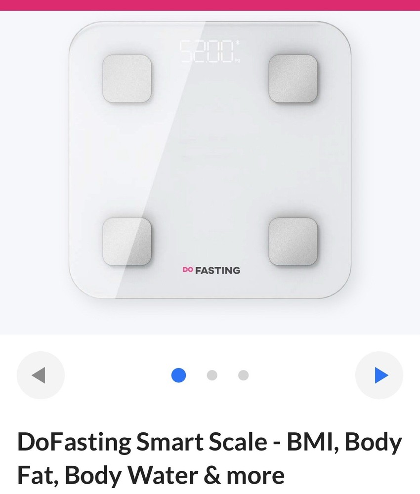 Do Fasting Smart Scale Bluetooth for IOS & Android  New Sealed Fast Ship