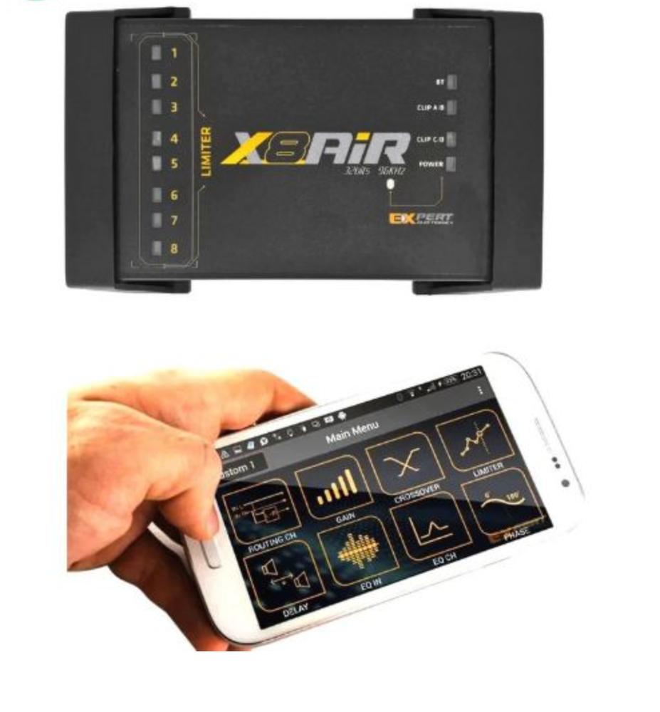 NEW EXPERT X8 AIR ELECTRONICS BLUETOOTH AUDIO PROCESSOR