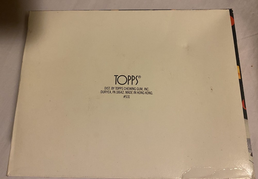 Vintage Topps Max Headroom Candy Display Box & Plastic Insert 1987 No Candy