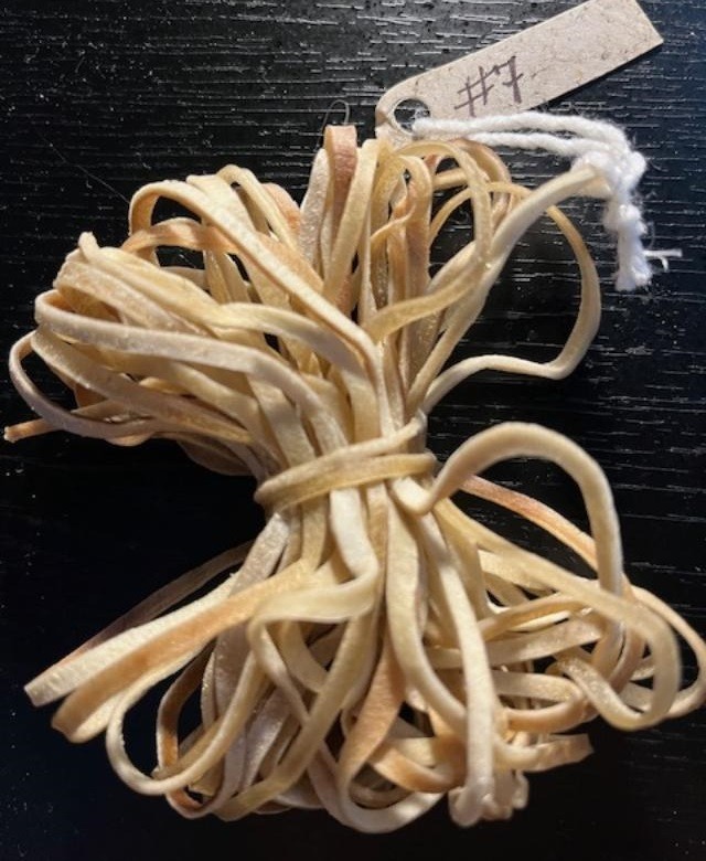 #7  1/8" Deer  Rawhide Sinew 25' ONE pc   XX SUPER Heavy Weight Gloves