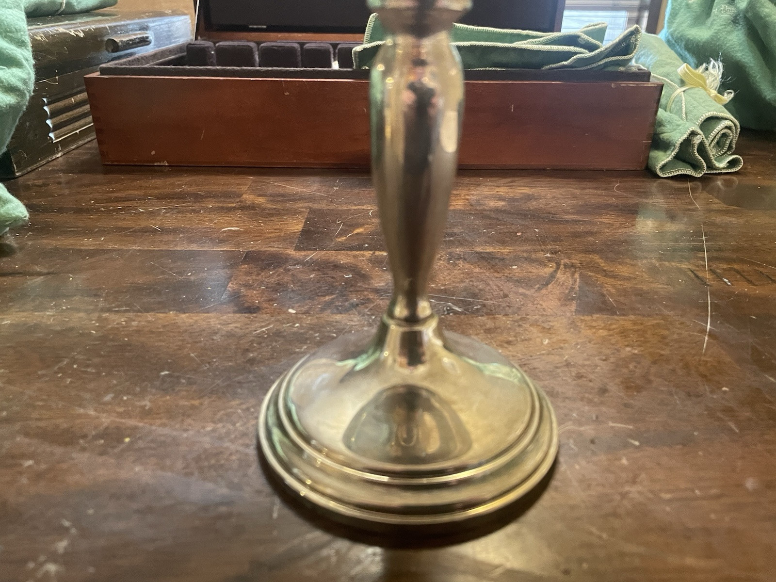 Oneida "Damask Rose" Sterling Silver Weighted Compote. S