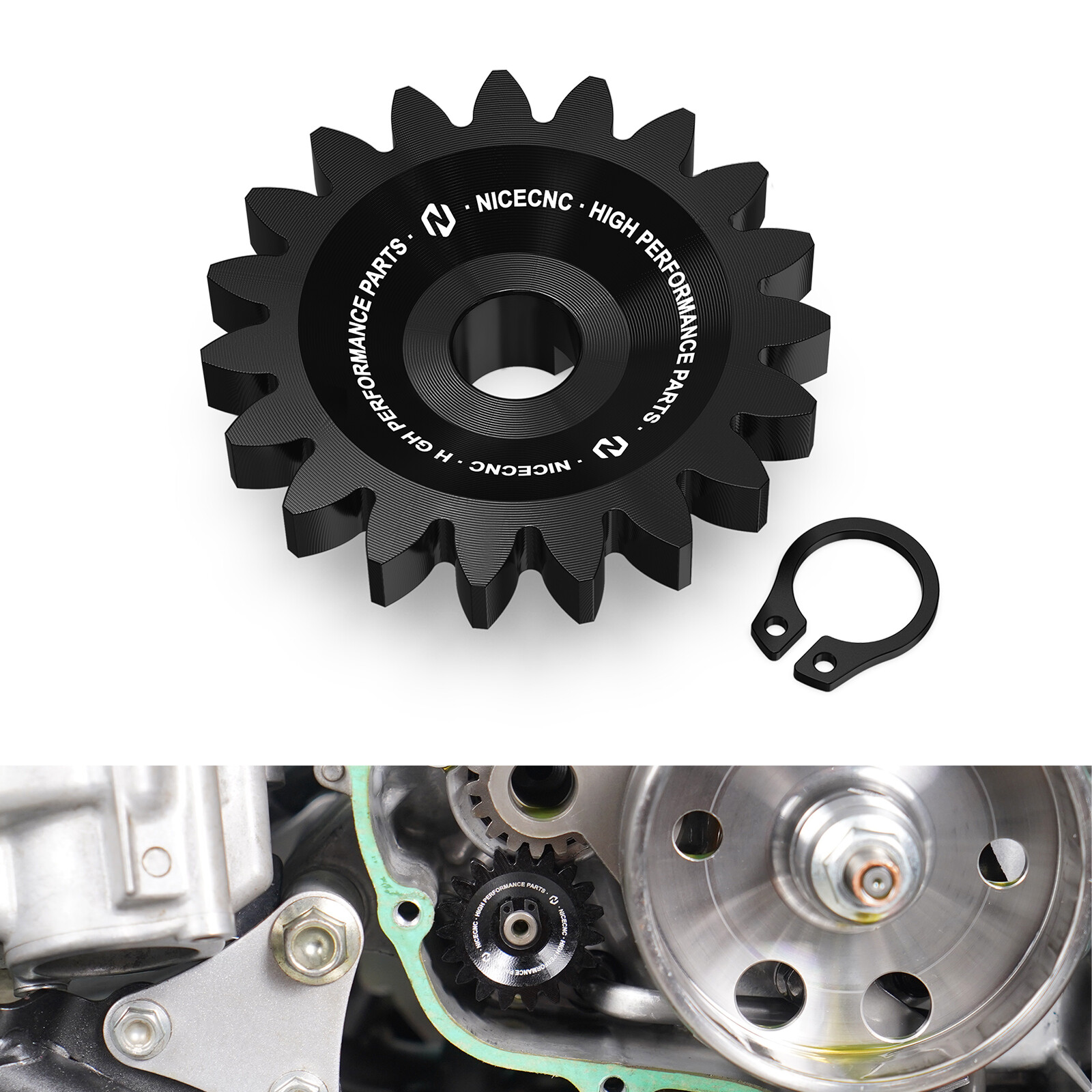 19T Oil Pump Drive Gear #15133-MEB-670 For Honda TRX 450 R ER TRX450R TRX450ER