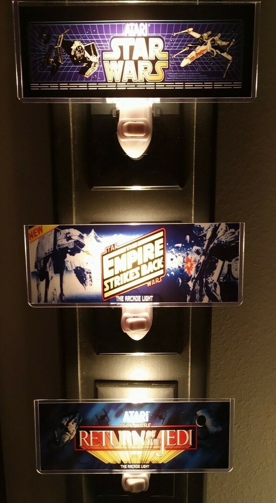 Star Wars Trilogy Arcade Marquee Night Light Set of 3
