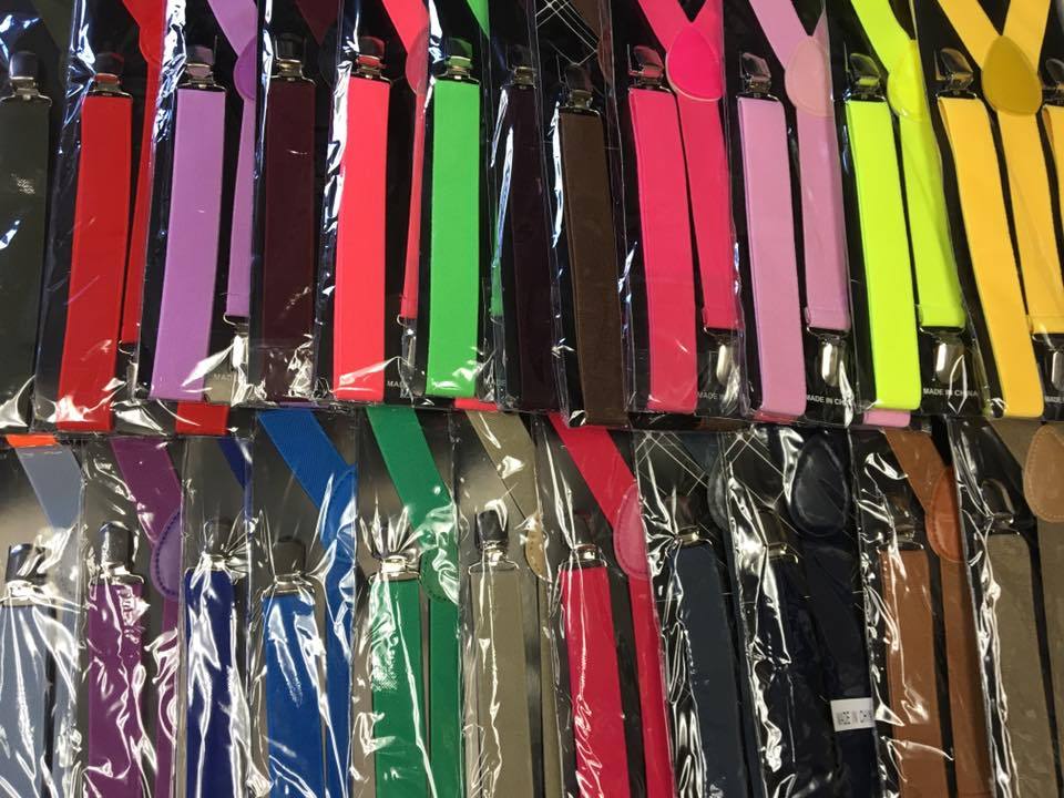 28 Colors Mens&Womens Clip-on Sexy Suspenders Elastic Y-Shape Adjustable Braces